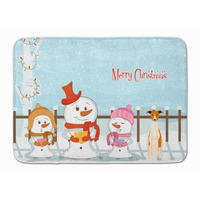 "Caroline's Treasures Merry Christmas Carolers Whippet Floor Mat, 19"" x 27"", Multicolor"