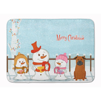 "Caroline's Treasures Merry Christmas Chinese Chongqing Dog Floor Mat, 19"" x 27"", Multicolor"