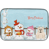 "Caroline's Treasures BB2454DDM Dish Drying Mat, 14"" x 21"", Christmas Carolers"