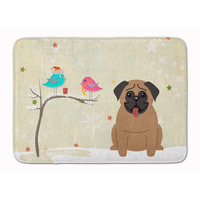 "Caroline's Treasures Christmas Presents Friends Pug Brown, 19"" x 27"", Multicolor"