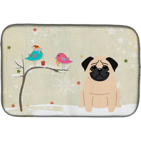 "Caroline's Treasures BB2480DDM Dish Drying Mat, 14"" x 21"", Christmas Presents"