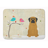 "Caroline's Treasures Christmas Presents Friends Mastiff Floor Mat, 19"" x 27"", Multicolor"