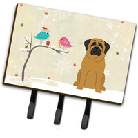 "Caroline's Treasures Christmas Presents Friends Mastiff Leash or Key Holder BB2490TH68, Triple"
