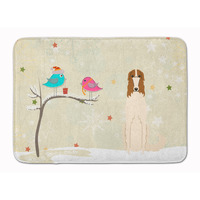 "Caroline's Treasures Christmas Presents Friends Borzoi Floor Mat, 19"" x 27"", Multicolor"