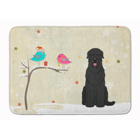 "Caroline's Treasures Christmas Black Russian Terrier Floor Mat, 19"" x 27"", Multicolor"