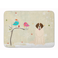 "Caroline's Treasures Christmas Presents Moscow Watchdog Floor Mat, 19"" x 27"", Multicolor"