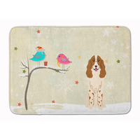"Caroline's Treasures Christmas Presents Russian Spaniel Floor Mat, 19"" x 27"", Multicolor"