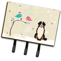 "Caroline's Treasures Christmas Presents Friends Bernese Mountain Dog Leash or Key Holder BB2508TH68, Triple"