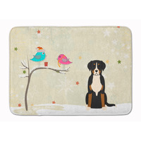 "Caroline's Treasures Christmas Greater Swiss Mountain Dog Floor Mat, 19"" x 27"", Multicolor"