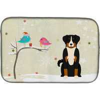 "Caroline's Treasures BB2515DDM Dish Drying Mat, 14"" x 21"", Christmas Presents"