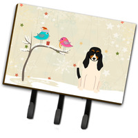 "Caroline's Treasures Christmas Presents between Friends Swiss Hound Leash or Key Holder BB2516TH68, Triple, Multicolor"