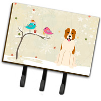"Caroline's Treasures Christmas Presents Friends Central Asian Shepherd Dog Leash or Key Holder BB2521TH68, Triple"