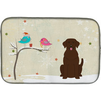 "Caroline's Treasures BB2528DDM Dish Drying Mat, 14"" x 21"", Christmas Presents"