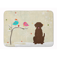"Caroline's Treasures Christmas Presents Chocolate Labrador Floor Mat, 19"" x 27"", Multicolor"