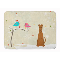 "Caroline's Treasures Christmas Presents Friend Irish Terrier Floor Mat, 19"" x 27"", Multicolor"
