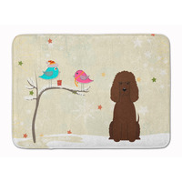 "Caroline's Treasures Christmas Presents Irish Water Spaniel Floor Mat, 19"" x 27"", Multicolor"