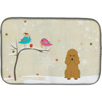"Caroline's Treasures BB2541DDM Dish Drying Mat, 14 x 21, Christmas Presents"