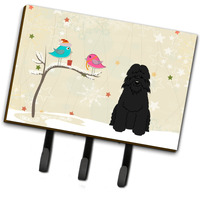 "Caroline's Treasures Christmas Presents Friends Bouvier des Flandres Leash or Key Holder BB2546TH68, Triple"