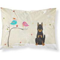 Caroline's Treasures Christmas Presents Friends Beauce Shepherd Dog Fabric Standard Pillowcase BB2552PILLOWCASE