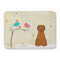 "Caroline's Treasures Christmas Presents Friends Briard Brown Floor Mat, 19"" x 27"", Multicolor"