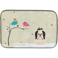 "Caroline's Treasures Christmas Presents between Friends Shih Tzu Dish Drying Mat, 14"" x 21"""