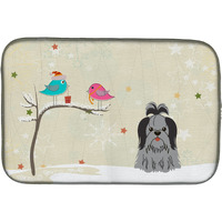 "Caroline's Treasures BB2561DDM Dish Drying Mat, 14"" x 21"", Christmas Presents"