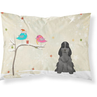 Caroline's Treasures Christmas Presents Friends Cocker Spaniel Black Fabric Standard Pillowcase BB2564PILLOWCASE