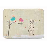 "Caroline's Treasures Christmas Presents Friends Dalmatian Floor Mat, 19"" x 27"", Multicolor"