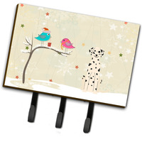 "Caroline's Treasures Christmas Presents between Friends Dalmatian Leash or Key Holder BB2569TH68, Triple, Multicolor"