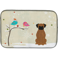 "Caroline's Treasures BB2589DDM Dish Drying Mat, 14"" x 21"", Christmas Presents"