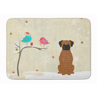 "Caroline's Treasures Christmas Presents Friend Brindle Boxer Floor Mat, 19"" x 27"", Multicolor"