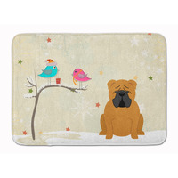 "Caroline's Treasures Christmas Presents English Bulldog Red, 19"" x 27"", Multicolor"