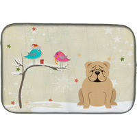 "Caroline's Treasures BB2596DDM Dish Drying Mat, 14"" x 21"", Christmas Presents"