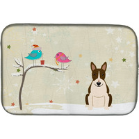 "Caroline's Treasures BB2608DDM Dish Drying Mat, 14"" x 21"", Christmas Presents"
