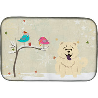 "Caroline's Treasures BB2612DDM Dish Drying Mat, 14"" x 21"", Christmas Presents"
