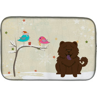 "Caroline's Treasures Adds A Touch Of Flair Dish Drying Mat, 14"" x 21"", Christmas Presents"