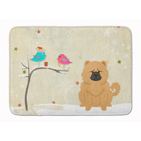 "Caroline's Treasures Christmas Presents Chow Cream, 19"" x 27"", Multicolor"