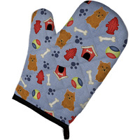 "Caroline's Treasures BB2633OVMT Dog House Collection Norwich Terrier Oven Mitt, 12"" by 8.5"", Multicolor"