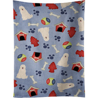 "Caroline's Treasures BB2637KTWL South Russian Sheepdog Kitchen Towel, 25"" x 15"", Multicolor"