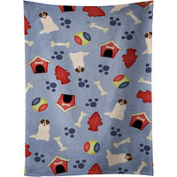"Caroline's Treasures BB2640KTWL Dog House Collection Moscow Watchdog Kitchen Towel, 25"" x 15"", Multicolor"