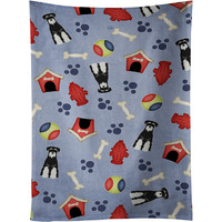 "Caroline's Treasures BB2646KTWL Standard Schnauzer Salt and Pepper Kitchen Towel, 25"" x 15"", Multicolor"