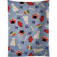 "Caroline's Treasures BB2674KTWL Soft Coated Wheaten Terrier Kitchen Towel, 25"" x 15"", Multicolor"