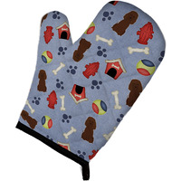"Caroline's Treasures BB2676OVMT Dog House Collection Irish Water Spaniel Oven Mitt, 12"" by 8.5"", Multicolor"