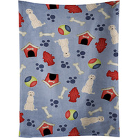 "Caroline's Treasures BB2678KTWL Dog House Collection Irish Wolfhound Kitchen Towel, 25"" x 15"", Multicolor"