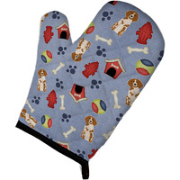 "Caroline's Treasures BB2685OVMT Dog House Collection Brittany Spaniel Oven Mitt, 12"" by 8.5"", Multicolor"