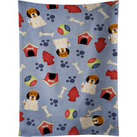 "Caroline's Treasures BB2692KTWL Petit Basset Griffon Veenden Kitchen Towel, 25"" x 15"", Multicolor"