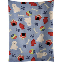 "Caroline's Treasures BB2696KTWL Dog House Collection Great Pyrenese Kitchen Towel, 25"" x 15"", Multicolor"