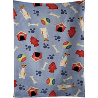 "Caroline's Treasures BB2712KTWL Dog House Collection Whippet Kitchen Towel, 25"" x 15"", Multicolor"