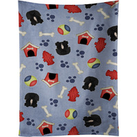 "Caroline's Treasures BB2720KTWL Dog House Pekingnese Black Kitchen Towel, 25"" x 15"", Multicolor"