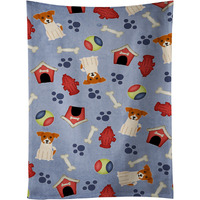 "Caroline's Treasures BB2721KTWL Jack Russell Terrier Kitchen Towel, 25"" x 15"", Multicolor"